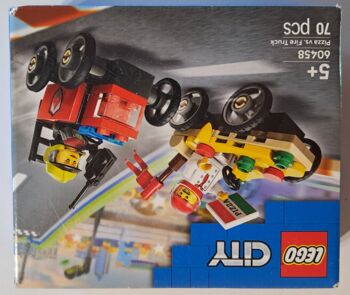 LEGO 60458 City Pizza vs Fire Truck Race Car Pack, Lego 60458 , Ivan, City, Sunninghill 