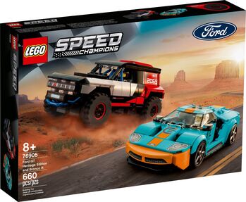 Lego 76905 - Speed Champions Ford GT Heritage Edition and Bronco R, Lego 76905, H&J's Brick Builds, Speed Champions, Krugersdorp