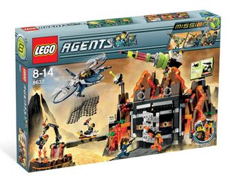 LEGO 8637 Agents - Mission 8: Vulkanbasis, neu, Lego 8637, privat, Agents, Gerasdorf