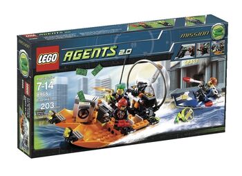 LEGO 8968 Agents 2.0 - Raubüberfall am Fluss, neu, Lego 8968, privat, Agents, Gerasdorf