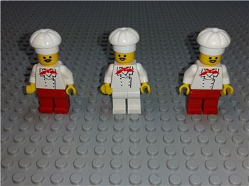 Lego Chef Cook Minifigures Lot, Lego, Spiele-Truhe Vintage (Spiele-Truhe Vintage), Minifigures, Hamburg