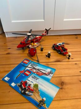 Lego City (7206) - Feuerwehr-Helikopter, Lego 7206, Familie Sperlich, City, Berlin