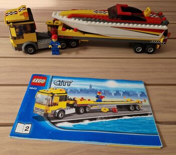 LEGO City Harbor Power Boat Transporter, Lego 4643, Kieran Stevens, City, Scaynes Hill