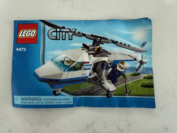 Lego City Police Helicopter, Lego 4473, Sarah Santoro, City, Sutton