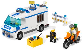 Lego City - Police - Prisoner transport, Lego 7286, Lego.ninja, City, Warwick