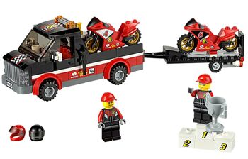 Lego City - Race - Racing Bike Transporter, Lego 60084, Lego.ninja, City, Warwick