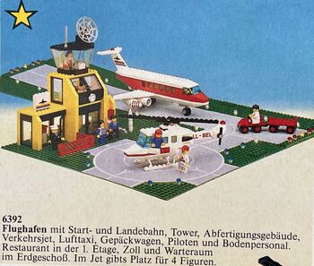 Lego Classic 6392 Flughafen / Airport von 1985, Lego 6392, Lego-Tim, Town, Köln