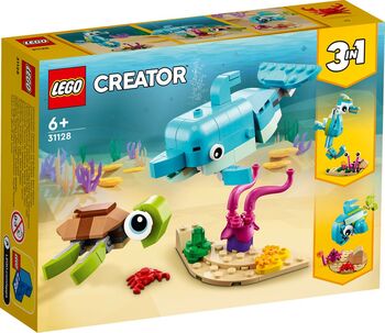 LEGO Creator 3in1 Dolphin and Turtle, Lego 31128, The Brickology, Creator, Singapore