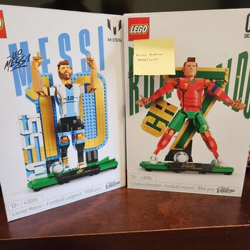 Lego Editions - Ronaldo and Messi, Lego 43015 and 43016, Azhar, Exklusiv, Johannesburg