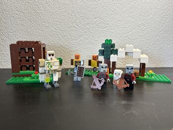 Lego Minecraft Pillager Outpost, Lego, jamie, Minecraft, bennau