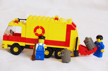 LEGO Müllabfuhr / Refuse Collection Truck, Lego 6693, Renate Schöfer, Town, München