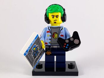 Lego series 19 collectable minifigure Video Game Champ Guy NEW (71025), Lego 71025, NiksBriks, Minifigures, Skipton, UK