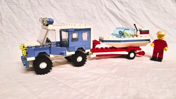 Legoset Geländefahrzeug mit Speedboot, Lego 6698, Urs Gerhard, LEGOLAND, Zürich