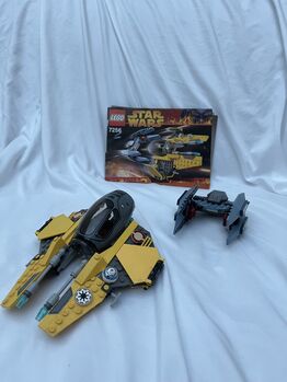 LEGO Star Wars 7256 – Jedi Starfighter and Vulture Droid (2005), Lego 7256, Giel, Star Wars, Panningen