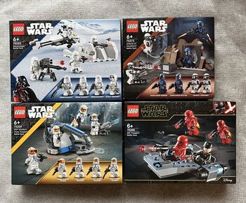 Lego Star Wars Battle-Pack-Bundle, Lego 75320, 75359, 75373, 75266, MarkenG, Star Wars, Wildhaus