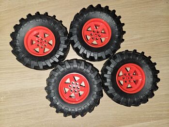 LEGO Technic 107 x 44R Red Wheels with Tyres – Set of 4 – Genuine!, Lego, Vikki Neighbour, Technic, Northwood