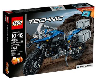 Lego Technic 42063 BMW R 1200 GS Adventure 2 in 1, Lego 42063, Momin Bilal, Technic, Bhiwandi