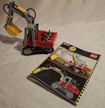 Lego Technic 8851, Vintage 1984, Pneumatik, Vollständig, ohne OVP mit Anleitung, Lego 8851, Manuela, Technic, Absam