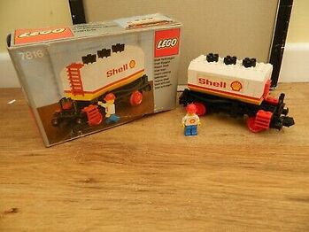 LEGO Train 7816 Shell Tanker Wagon 1980, Lego Lego 7816, Glen , Train, Gravesend