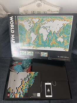 Lego Weltkarte /Worldmap, Lego 31203, Olha Koller, other, Baden be Wien