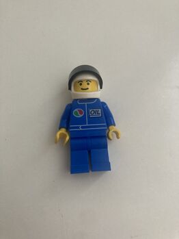 Legofigur Octan Oil Rennfahrer mit Helm, Lego, Gino, Town, Zürich