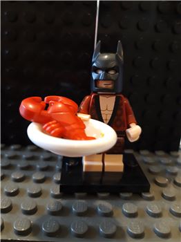Lobster Lovin' Batman minifigure The LEGO Batman Movie Series 1 Complete 71017, Lego 71017, NiksBriks, Minifigures, Skipton, UK