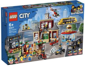 Main Square - Retired Set, Lego 60271, T-Rex (Terence), City, Pretoria East