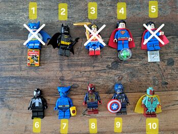 Marvel/DC/Yoda, Lego, Julia, Minifigures, Petersberg