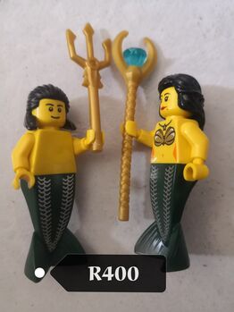 Mermaid figurines (male and female), Lego, Esme Strydom, Atlantis, Durbanville