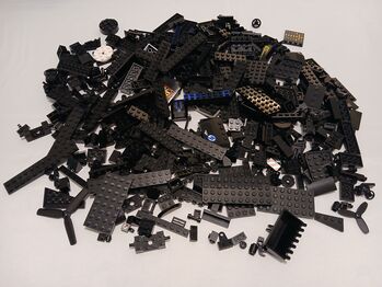 Mixed Black Pieces - 522g, Lego, Giles, Diverses, Exeter