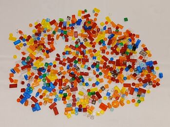 Mixed Transparent Pieces, Lego, Giles, Diverses, Exeter