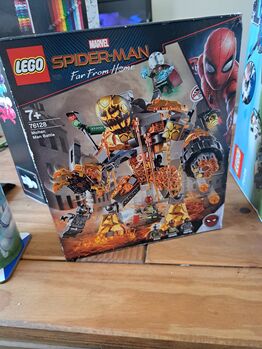 Molten man battle, Lego 76128, Joseph Walker, Marvel Super Heroes, Hull