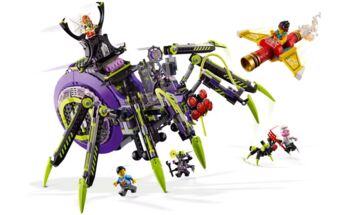 Monkie Kid Spider Queen's Arachnoid Base, Lego, Dream Bricks (Dream Bricks), other, Worcester
