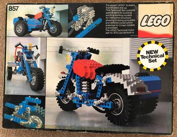 Motorbike & Sidecar, Lego 857, Gary Collins, Technic, Uckfield