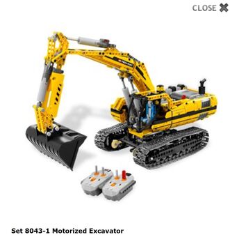 Motorized Excavator, Lego 8043, Sergio, Technic, Läufelfingen