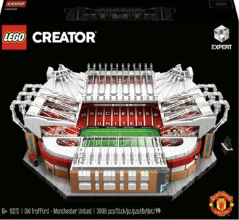 Old Trafford football stadium, Lego, sharon jones, Creator, Llandrindod wells