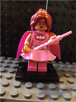 Pink Power Batgirl minifigure The LEGO Batman Movie Series 1 Complete 71017, Lego 71017-10, NiksBriks, Minifigures, Skipton, UK