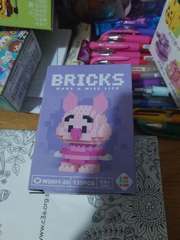 Pipi Pig bricks, Lego W2601-20, Shanshan, Diverses, Singapore