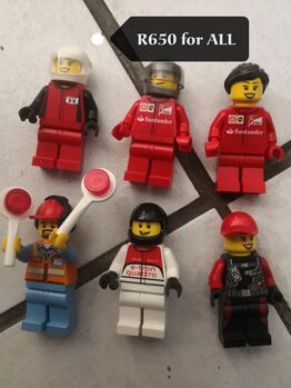 Pit Crew and Driver figurines, Lego, Esme Strydom, other, Durbanville