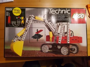 Pneumatik Technik Bagger, Lego 8851, Torben, Technic, Rosengarten