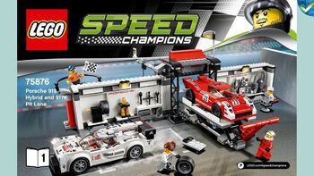 Porsche 919 Hybrid & 917K Pit Lane, Lego, Dream Bricks (Dream Bricks), Speed Champions, Worcester