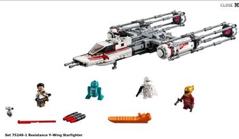 Resistance Y-Wing Starfighter, Lego 75249, Sergio, Star Wars, Läufelfingen