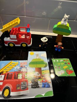 Retired Duplo Lego Fire Truck, Lego 10901, Sarah, DUPLO, Pontypridd