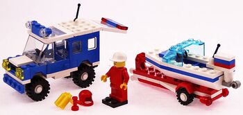 RV with Speedboat, Lego, Dream Bricks (Dream Bricks), Town, Worcester