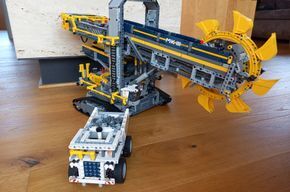 Schaufelradbagger, Lego 42055, Nadja, Technic, Egg