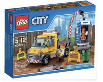 Service Truck - Retired Set, Lego 60073, T-Rex (Terence), City, Pretoria East