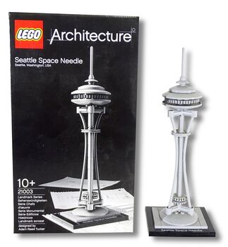 SET 4 : Seattle Space Needle., Lego 21003, QHL, Architecture, Hout Bay