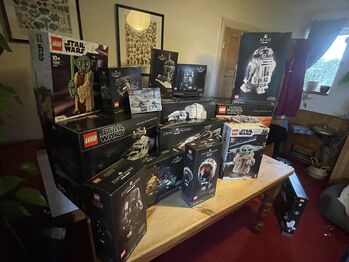 Star Wars collection, Lego 75252 75313 75192 75275 75308 75330 75320 75327 75304 75318 75255 75296 75329 75306, Stanley Crump, Star Wars, Peterborough