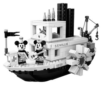 Steamboat Willie, Lego, Dream Bricks (Dream Bricks), Ideas/CUUSOO, Worcester