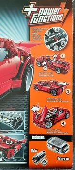 Supercar in Rot, Lego 8070, Eveline, Technic, Zwingen